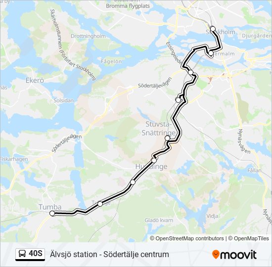 40S  Line Map