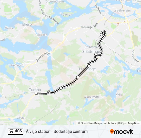 40S  Line Map