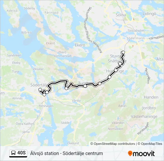 40S  Line Map