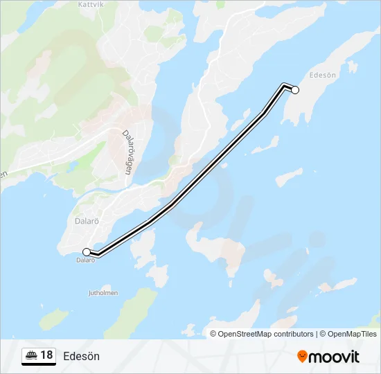18 Ferry Line Map