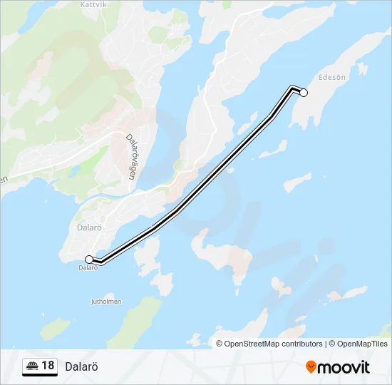 18 Ferry Line Map
