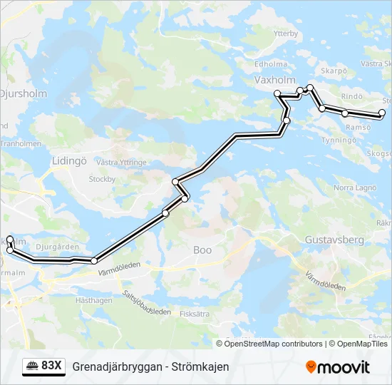 83X  Line Map