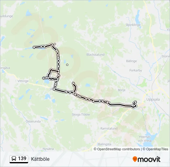 139 Bus Line Map