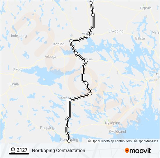 2127 Train Line Map