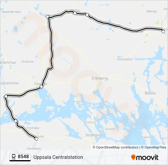 8548 Train Line Map