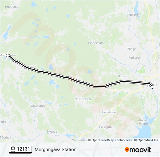 12131 Train Line Map