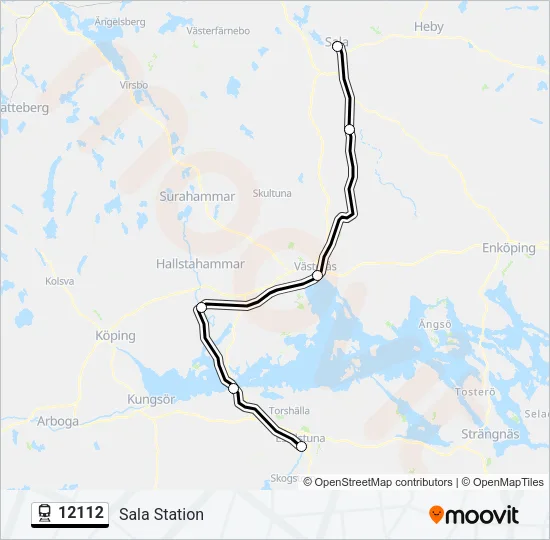 12112 Train Line Map