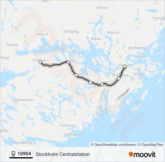 10904 Train Line Map