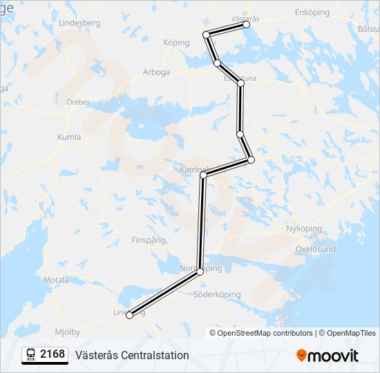 2168 train Line Map