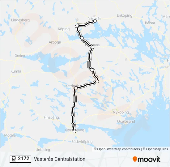 2172 Train Line Map