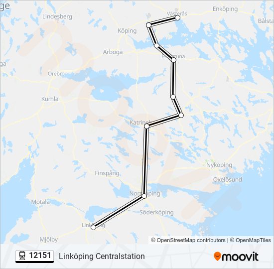 12151 train Line Map