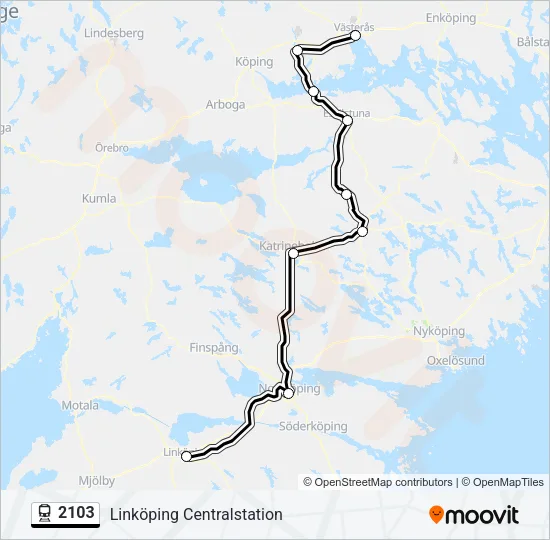 2103 Train Line Map