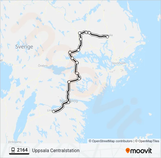2164 Train Line Map