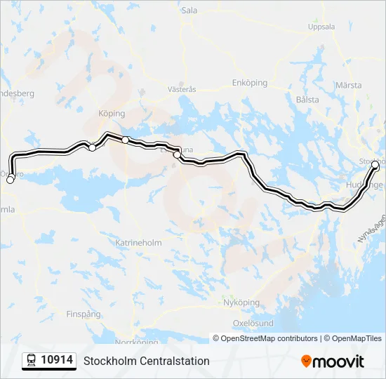 10914 Train Line Map