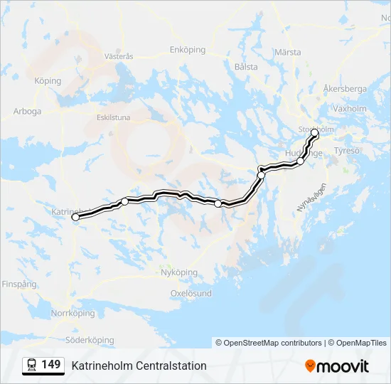 149 Train Line Map