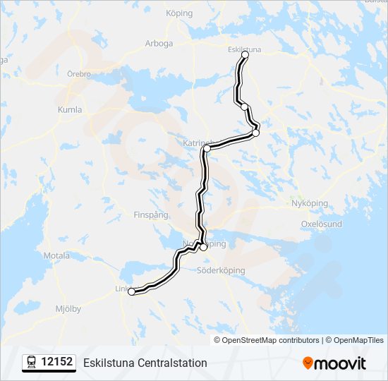 12152 train Line Map