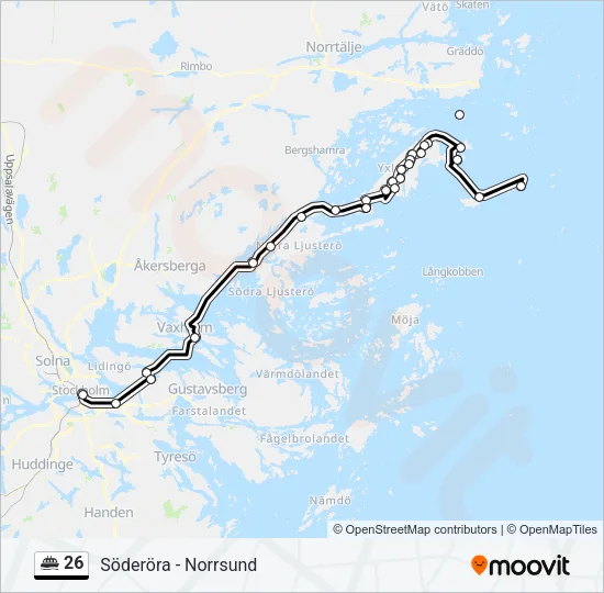 26 Ferry Line Map