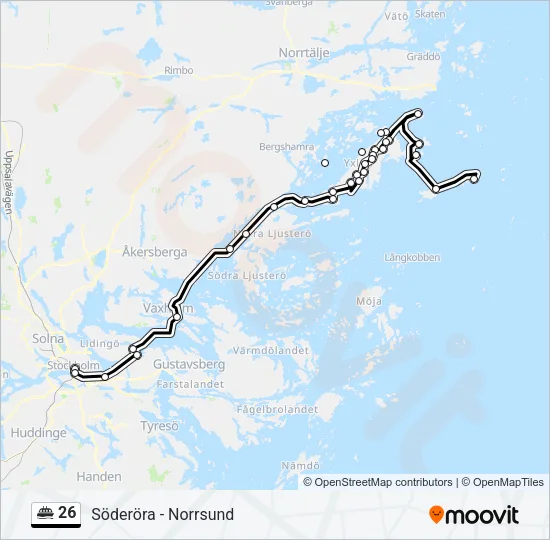 26 Ferry Line Map