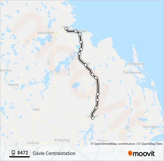 8472 Train Line Map