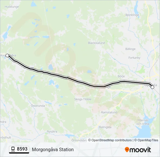 8593 Train Line Map