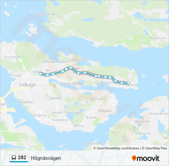 282  Line Map