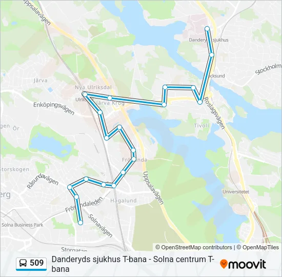 509  Line Map