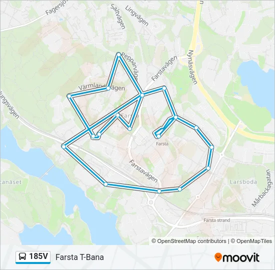 185V  Line Map