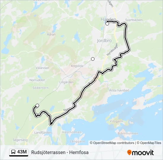 43M  Line Map