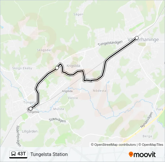 43T  Line Map