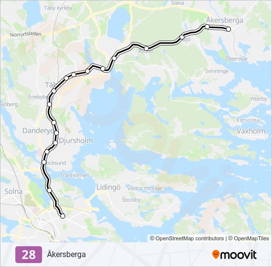 28 light rail Line Map