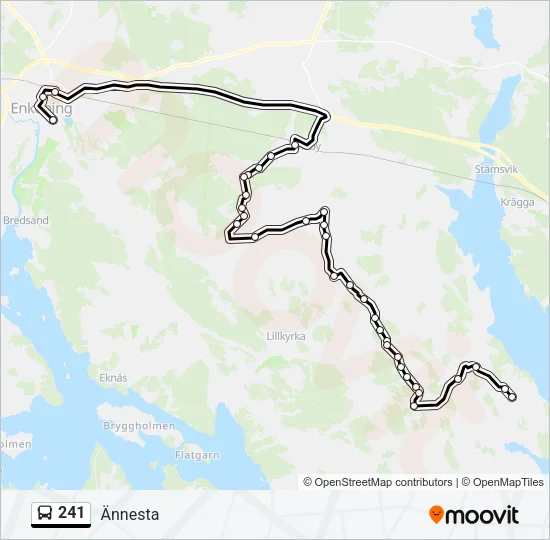 241 Bus Line Map