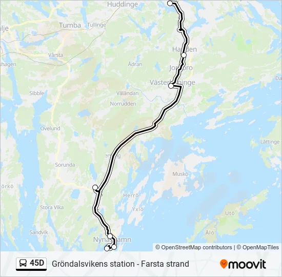 45D  Line Map