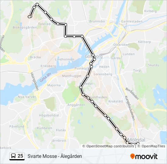 25 Bus Route Map 25 Route: Schedules, Stops & Maps - Länsmanstorget (Updated)