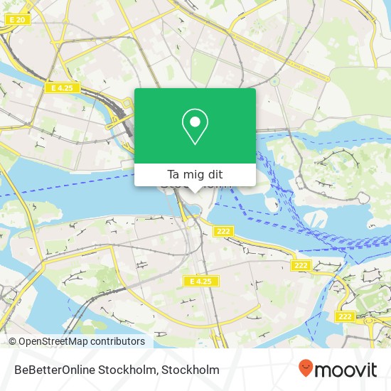 BeBetterOnline Stockholm karta