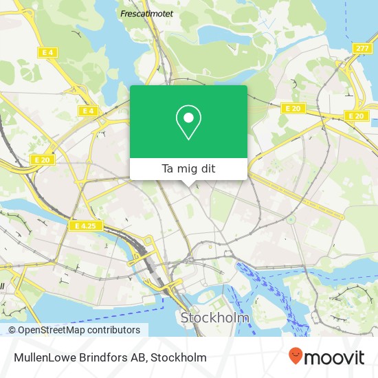 MullenLowe Brindfors AB karta