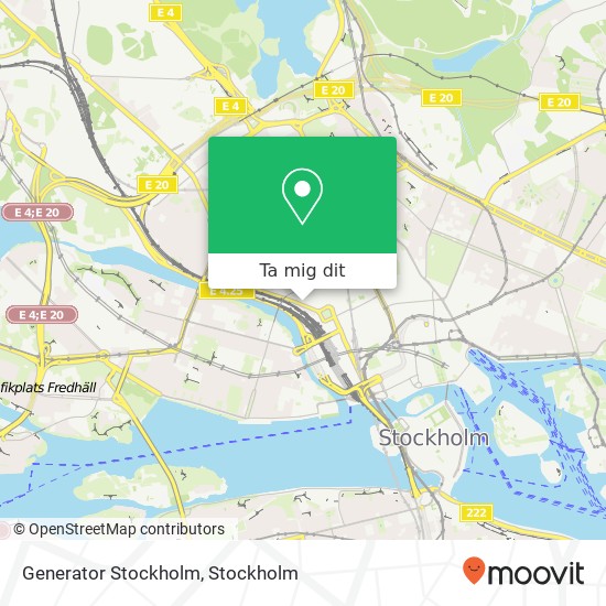 Generator Stockholm karta