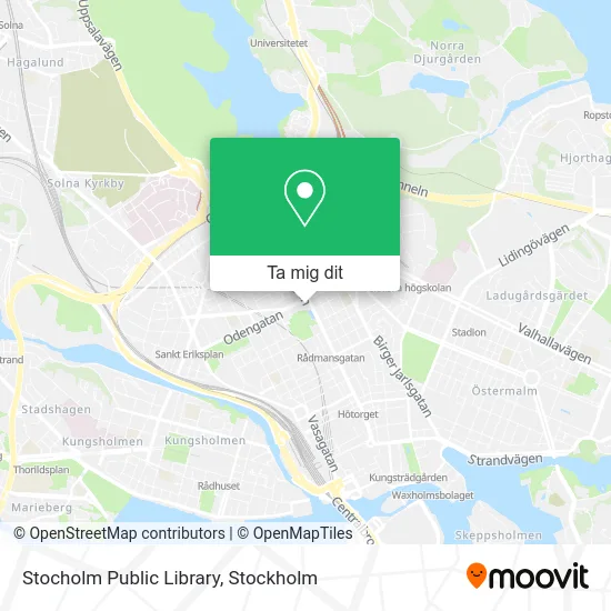 Stocholm Public Library karta