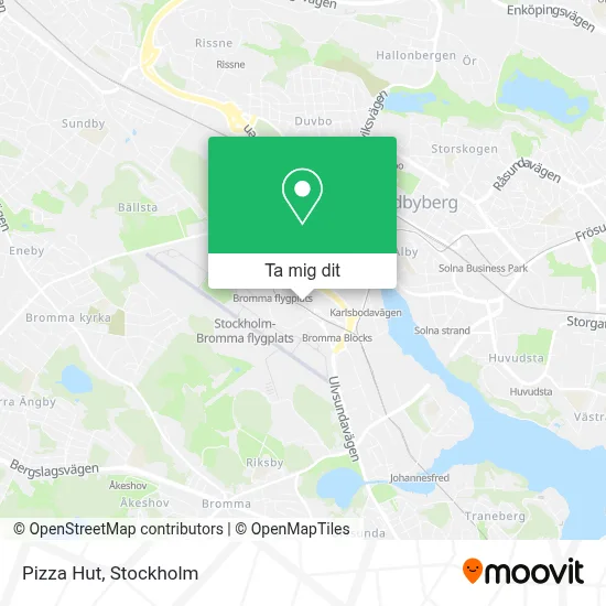 Pizza Hut karta
