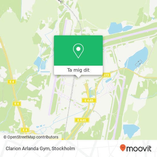 Clarion Arlanda Gym karta