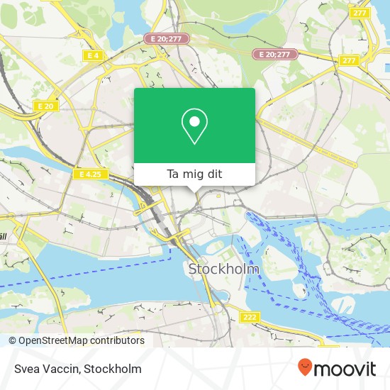 Svea Vaccin karta