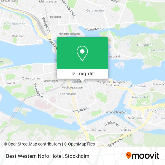 Best Western Nofo Hotel karta