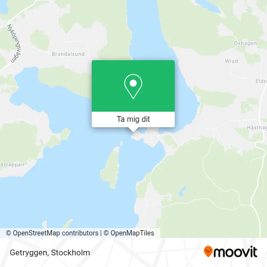 Getryggen karta