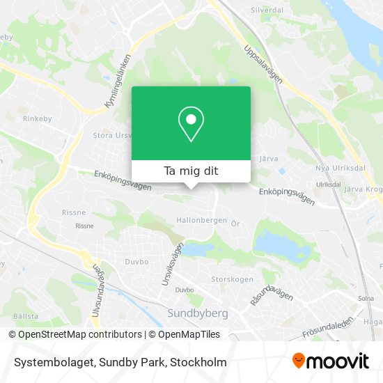 Systembolaget, Sundby Park karta