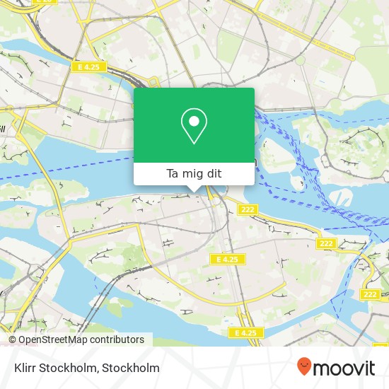 Klirr Stockholm karta
