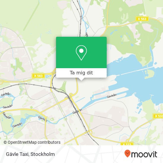 Gävle Taxi karta