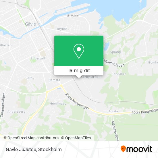 Gävle JuJutsu karta