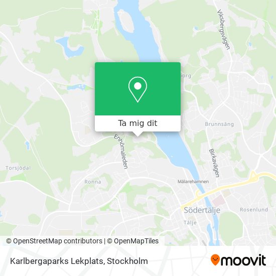 Karlbergaparks Lekplats karta