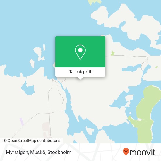 Myrstigen, Muskö karta