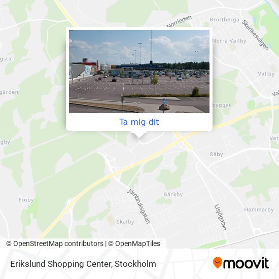 Erikslund Shopping Center karta