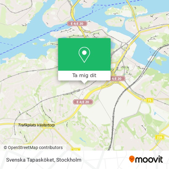 Svenska Tapasköket karta